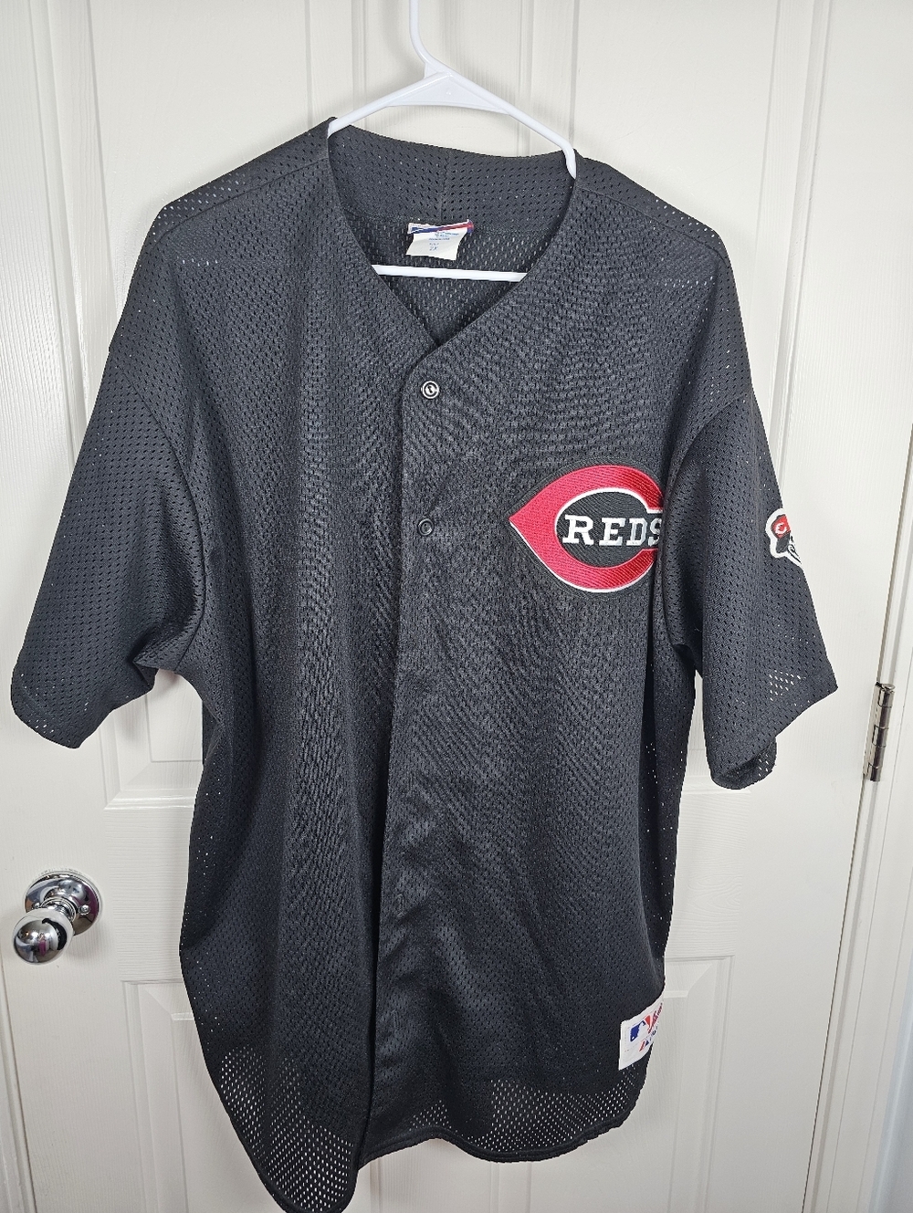 VINTAGE CINCINNATI REDS MAJESTIC JERSEY Size 2X
